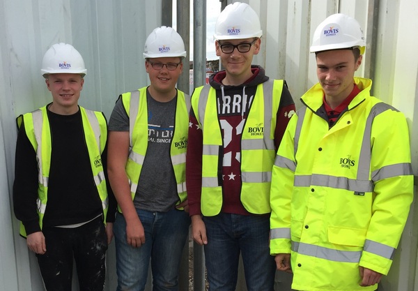 Bovis Homes apprentices rising to the challenge